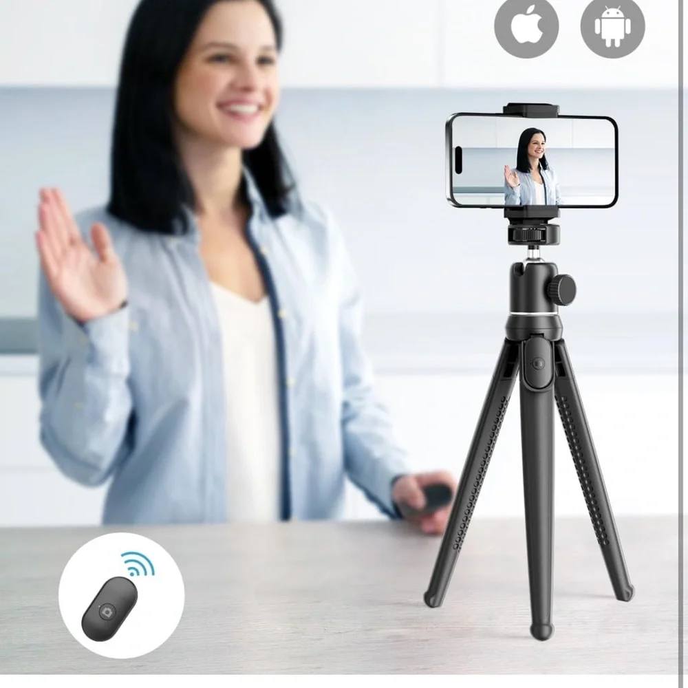 Tripod with remote